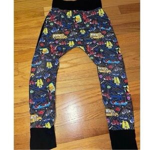 Kids Colorful Pete the Cat Graphic Print Pants